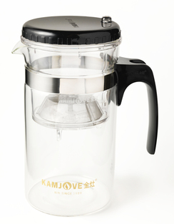 Theepot met zeef 1 liter